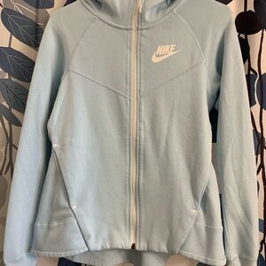 Nike Tech Sky Blue Zip Up Jacket with Hood
